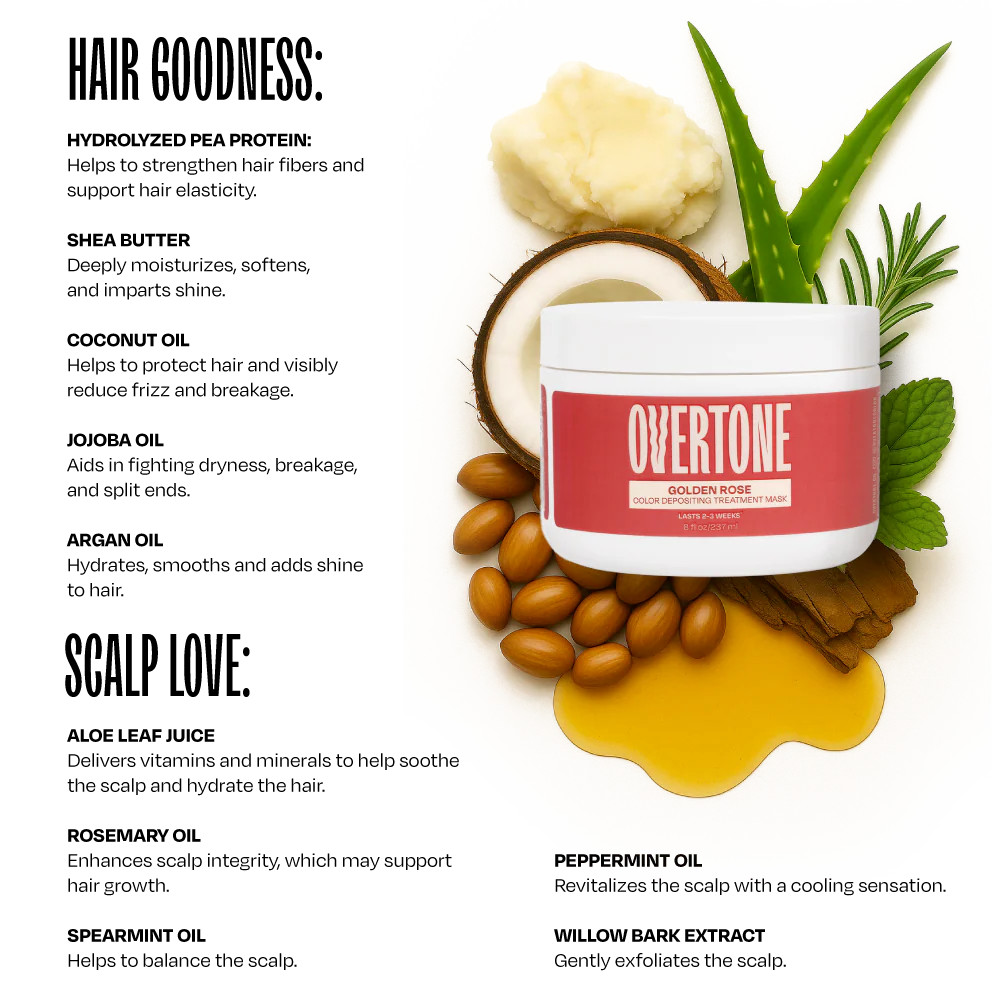 Golden Rose Color Depositing Treatment Mask - Image 3