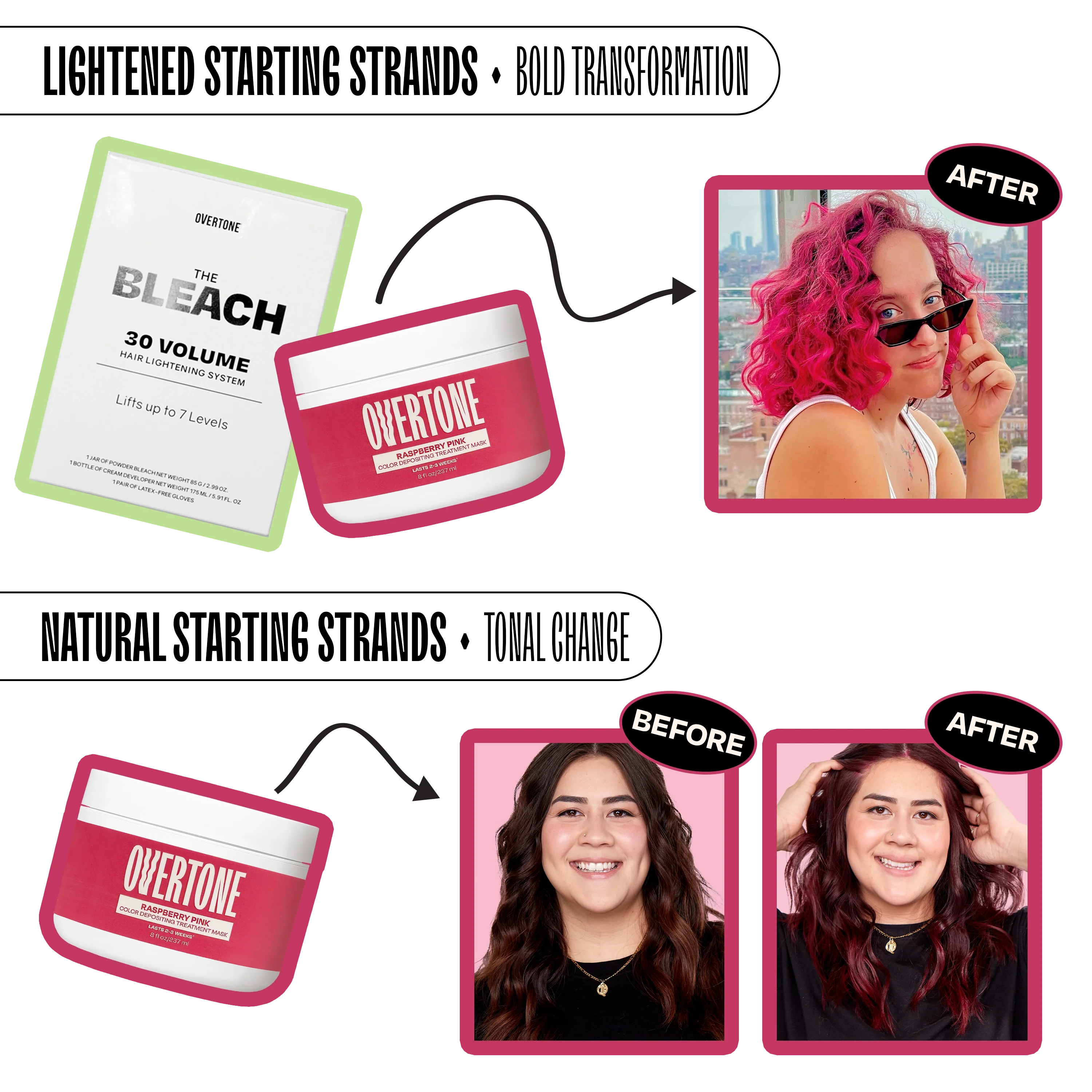 Raspberry Pink Hair Color Depositing Treatment Mask - Image 8