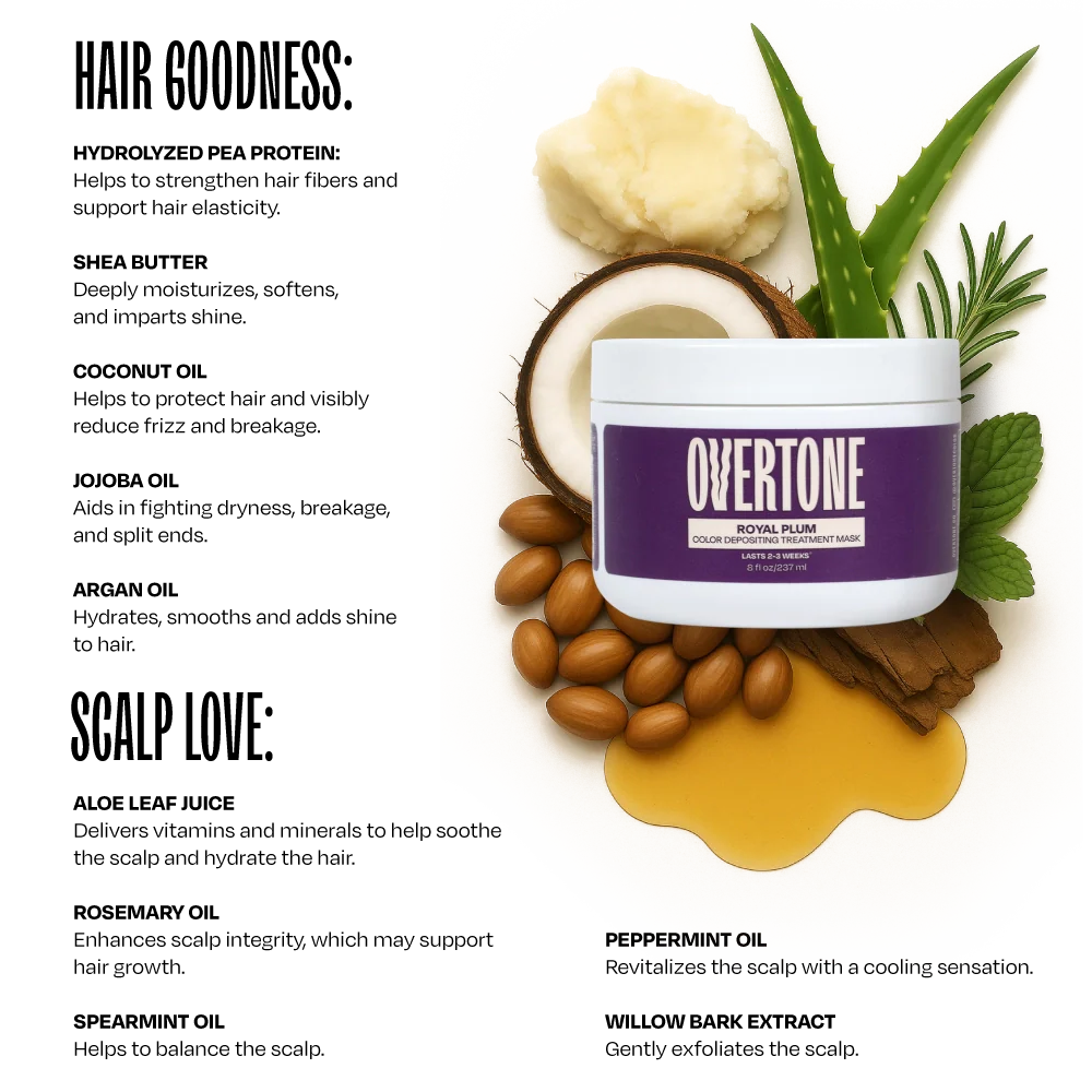 Royal Plum Color Depositing Treatment Mask - Image 3