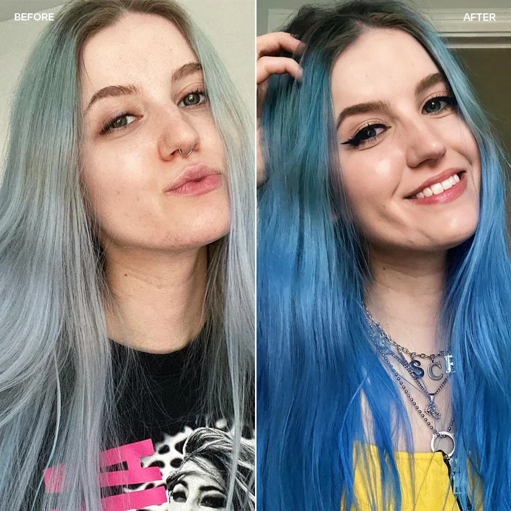 Vibrant Blue Coloring Conditioner - Image 3